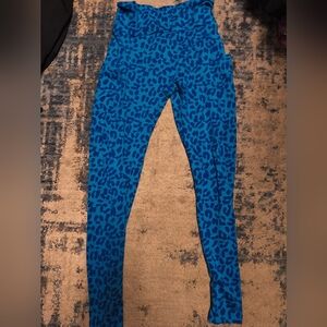 Bombshell Sportswear Blue Leopard Print Fabric